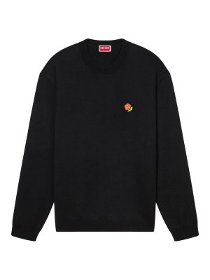 KENZO: boat necks - Pop shirt in Merino wool