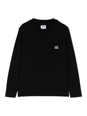 C.P. COMPANY: Camisetas - Camiseta - Negro