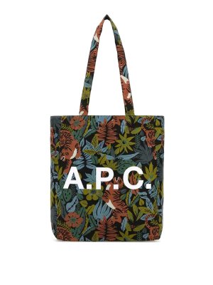 A.P.C.: cross body bags - Lou Printed Reversible Tote Bag