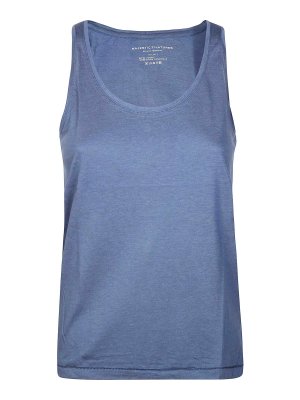 Majestic Filatures: Tops und Tank Tops - Top - Hellblau