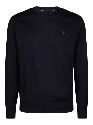 POLO RALPH LAUREN: Escotes barcos - Suéter Con Escote Barco - Azul