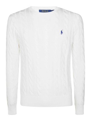POLO RALPH LAUREN: Escotes barcos - Suéter Con Escote Barco - Blanco