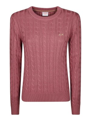 SUN 68: maglia collo a barchetta - Maglia Gc A Trecce