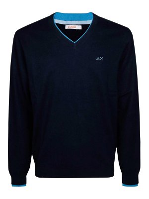 SUN 68: boat necks - V Neck Double Rib