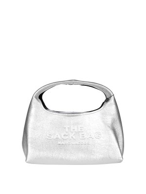 MARC JACOBS: クロスボディバッグ - クロスボディバッグ - 銀