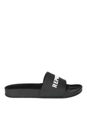 REPRESENT: Chanclas de playa - Chanclas - Negro
