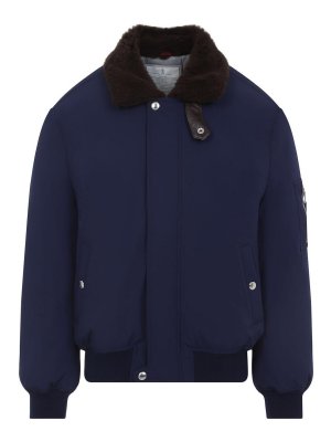 BRUNELLO CUCINELLI: カジュアルジャケット - カジュアルジャケット - ブルー