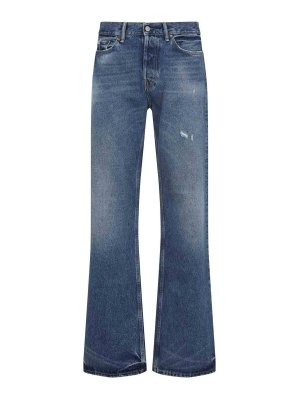 Acne Studios: Jeans boot-cut - Jeans Boot-Cut - Lavado Oscuro