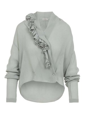 ALBERTA FERRETTI: Blusas - Blusa - Gris Claro