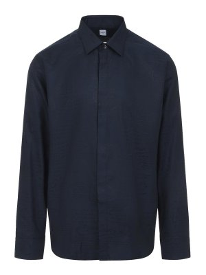 BERLUTI: shirts - Mulberry Silk Shirt
