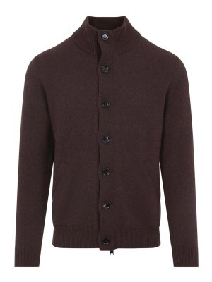 BRIONI: Cárdigans - Cárdigan - Marrón