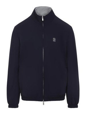 BRUNELLO CUCINELLI: Casualjacken - Casualjacke - Dunkelblau