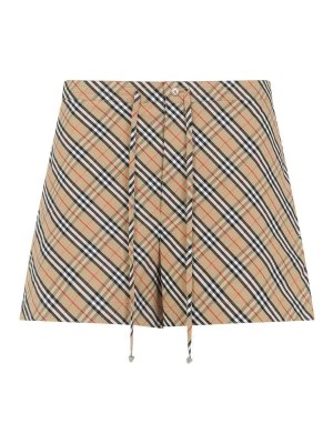 BURBERRY: Trousers Shorts - Check Shorts