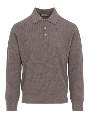 CANALI: Poloshirts - Poloshirt - Taupe