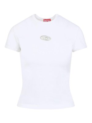 DIESEL: Camisetas - Camiseta - Blanco