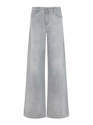 ERMANNO SCERVINO: Jeans évasés - Jean Bootcut - Gris