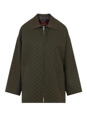 GUCCI: casual jackets - Gg Cotton Jacket