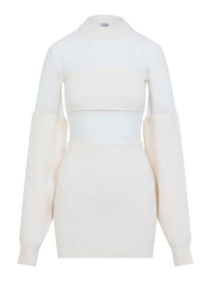 JEAN PAUL GAULTIER: Robes courtes - Robe Courte - Beige Clair