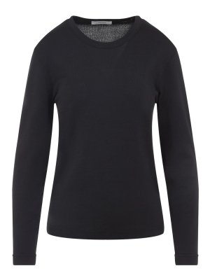 LEMAIRE: t-shirts - Rib Long Sleeve T-Shirt
