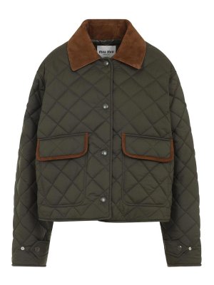 MIU MIU: casual jackets - Recycled Polyester Jacket