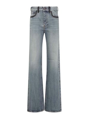 MIU MIU: bootcut jeans - Cotton Jeans