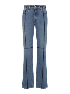 MM6 MAISON MARGIELA: bootcut jeans - Cotton Jeans