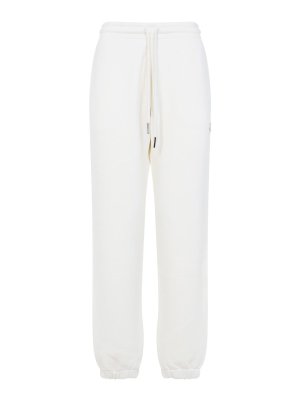 MONCLER: pantaloni shorts - Pantaloni da pista di cotone