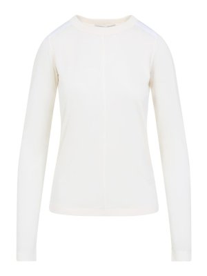 PHOEBE PHILO: Strickpullover mit Rundhalsausschnitt - Rundhalspullover - Weiß