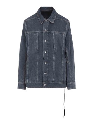 RICK OWENS: casual jackets - Drkshdw Lido Worker Jacket