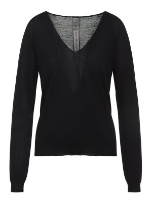 RICK OWENS: v necks - V Neck Pull