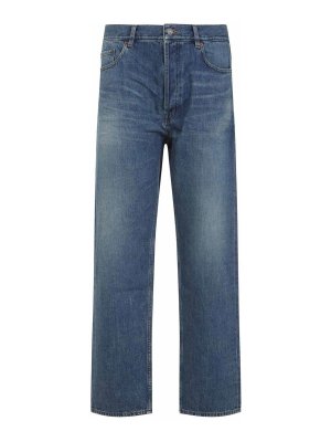 SAINT LAURENT: bootcut jeans - Mick Long Jeans