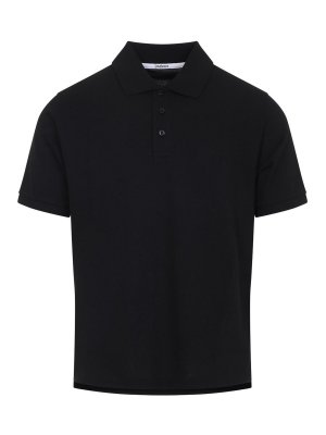 SAINT LAURENT: polo shirts - Cotton Polo