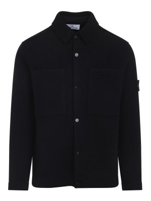 STONE ISLAND: Cárdigans - Cárdigan - Negro