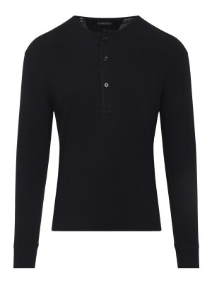 TOM FORD: t-shirts - Henley T-Shirt