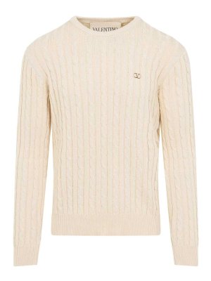 VALENTINO: crew necks - Cotton Pullover