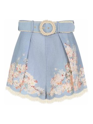 ZIMMERMANN: pantaloni shorts - Shorts Cascadian Tuck