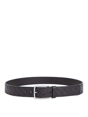 BOTTEGA VENETA: belts - Intrecciato Leather Belt