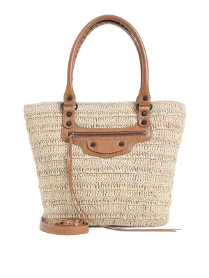 BALENCIAGA: cross body bags - Le City Basket Shoulder Bag