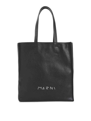 Marni: borse a tracolla - Museo morbido nuovo grande borsa a tracolla