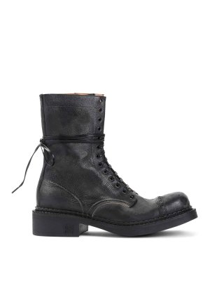 MIU MIU: ankle boots - Laced Ankle Boots