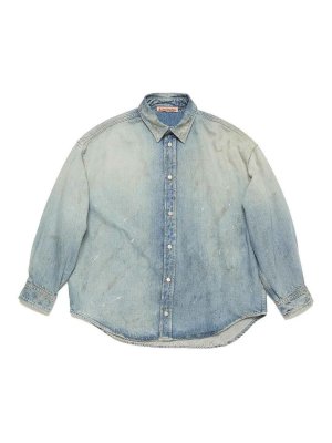 Acne Studios: Camisas - Camisa - Lavado Claro