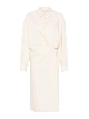 LEMAIRE: Maxikleider - Maxikleid - Creme
