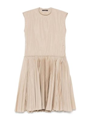 SOFIE D'HOORE: evening dresses - Dimanate dress with plisse skirt