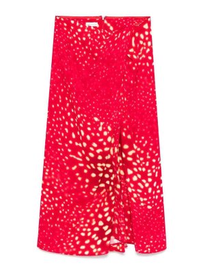 DRIES VAN NOTEN: Faldas media pierna y semilargas - Falda Semilarga - Rojo