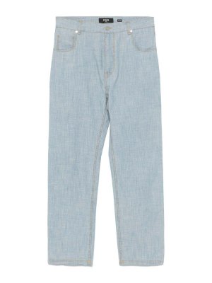 FENDI: Trousers Shorts - Trousers Blue