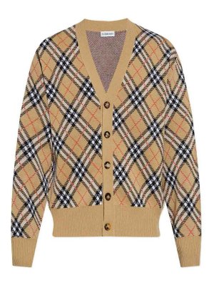 BURBERRY: Cardigans - Cardigan - Noir
