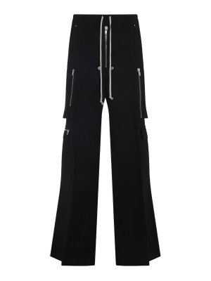 RICK OWENS: Trousers Shorts - Trousers Black