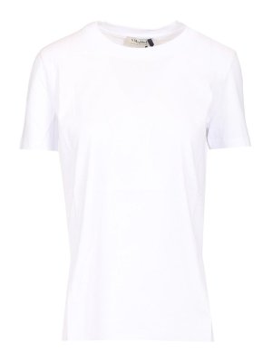 S MAX MARA: Strickpullover mit Rundhalsausschnitt - Rundhalspullover - Weiß