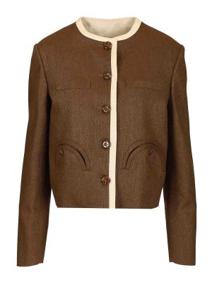 BLAZÉ MILANO: casual jackets - Silk Bolero Jacket