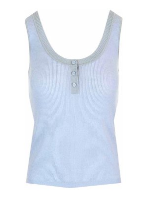 CHLOE': Tops & Débardeurs - Top - Bleu Clair
